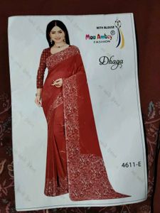 Elegant Brown Saree