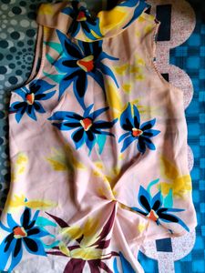 ajio high neck designer top