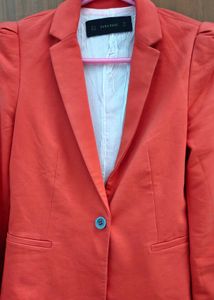 ZARA BASIC Coral Blazer