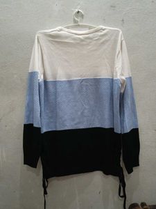 Color Block Knit Sweater