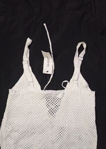 Glassons White Knit Tank Top