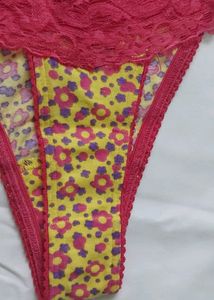 Beautiful Cotton Panty With Lace Detail