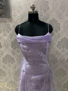 Elegant Lavender Occasion Dress
