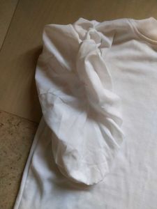 Chic White Top with Puff Sleeves