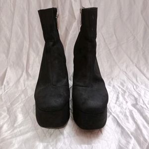 ZARA Black High Boots