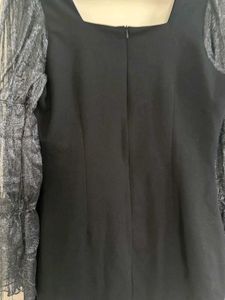 BODYCON SHIMMER ARMS DRESS