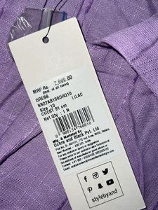 Lavender Shirt Dress