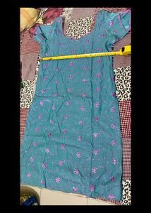 Sitara Work Cotton Kurti