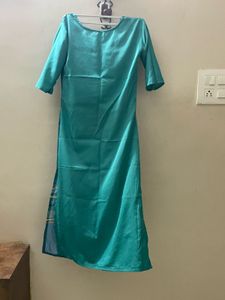 Women Crepe A-line Kurta