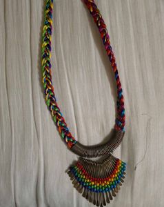 Beautiful Rainbow Colour Neckless For Women