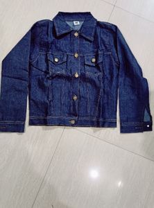 Sleeveless Dress With Denim Jkt