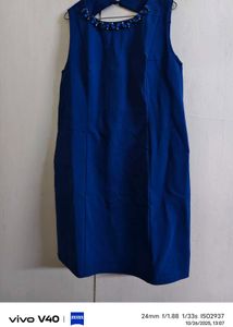 Blue Sleeveless Dress