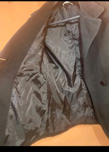 Classic Black Wool Coat