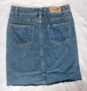 Denim Mini Skirt