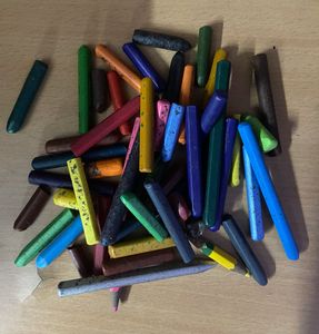 Combo Of 6- Crayons, Pencils &amp; clay