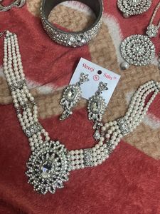 Silver Jewellery Combo Of 4