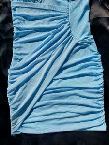 Brand New(Urbanic)Cassidy Blue Strapless Mini Dres