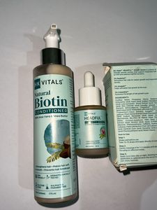 HK Vitals Natural Biotin Conditioner&amp; Serum