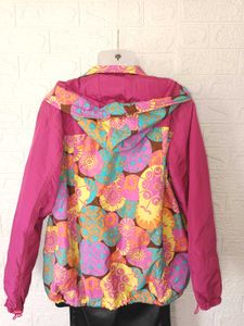 Imported Hooded Funky Patterned Jacket