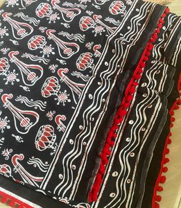 Pure Cotton Mulmul Saree