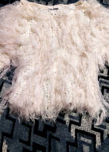 fringe fluffy Sweater