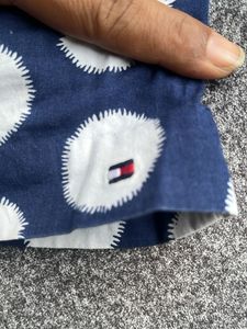 Navy &amp; White Polka Dot Tommy Hilfiger Dress