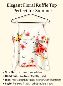 Floral Cold Shoulder Top