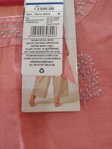 Blush Pink Embroidered Kurta