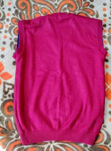 Double Sided Vintage V-Neck Sweater Vest