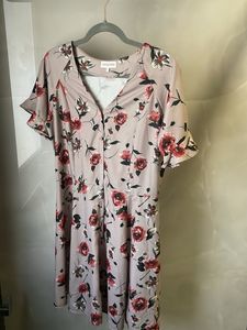 COVERSTORY Printed Floral Dress