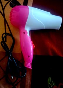 Pink &amp; White Hair Dryer