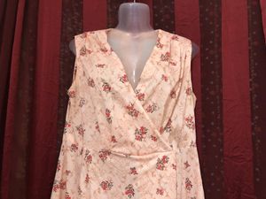 Pink Printed Midi Dress