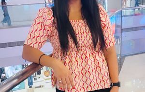 Cinched Waist Top For Girls