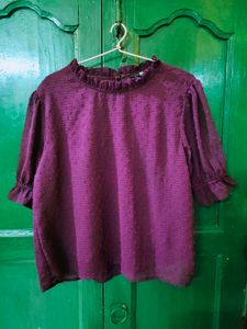 FIG Elegant Ruffled Top