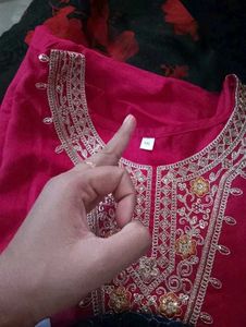 Latest New Kurti Dupatta And Bottom Set