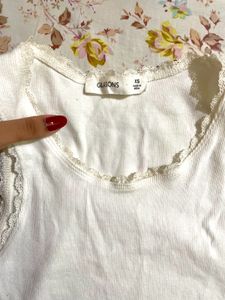 Lace Detail Crop Top