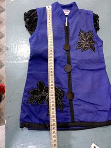 Vintage Floral Applique Vest