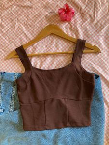 Brown Corset Top