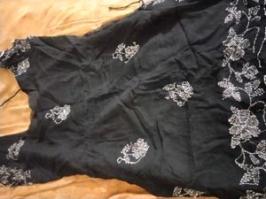 Elegant Black Kurta Kurti