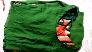 Green &amp; Orange Dress
