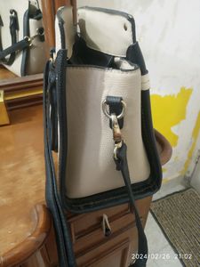 Colorblock Tote Bag