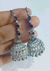 Dangling AD Jhumka Earrings