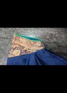 Eligent Green Saree With Peacock Pattern