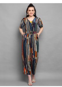 Striped Jumpsuit