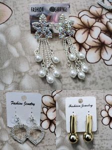 Fashion Earrings Set Of 3