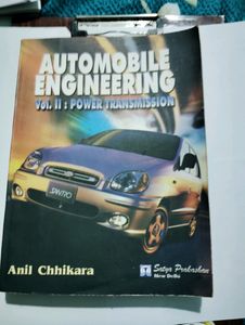 Automobile Engineering Book