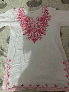 Pink Short Kurti