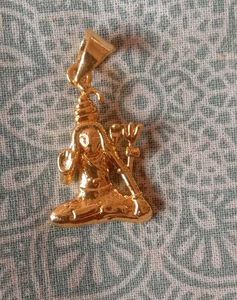 Gold Shivji  Pendant