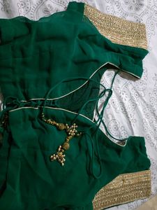 Green & Gold Blouse