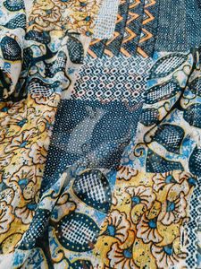 Multicolor Patchwork Print Casual Shirt